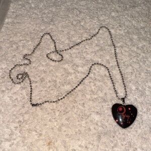 Heart Cancer Pendant Necklace with Chain